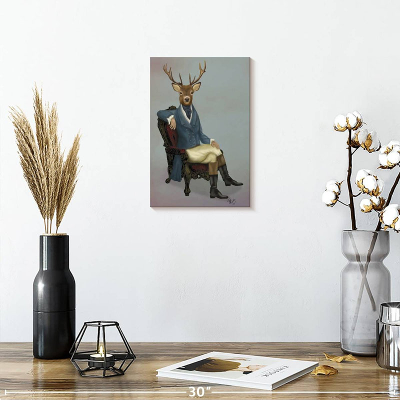 Brampt Distinguished Deer Full, 12" H x 8" W