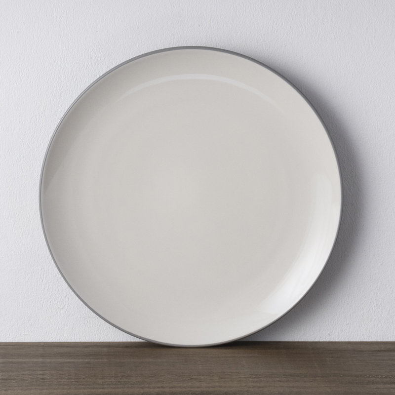 Noritake Colorwave Coupe Dinner Plates, 10-1/2", Slate