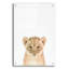 «Baby Lion» par Tai Prints, art mural en verre acrylique-1586778601
