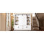 L'armoire de hall d'entrée multifonctionnelle comporte des rails coulissants pour un grand espace de rangement, combinant intelligemment une unité de rangement avec un design de hall d'entrée en forme d'arbre. Idéal pour les salons et les couloirs-258327801