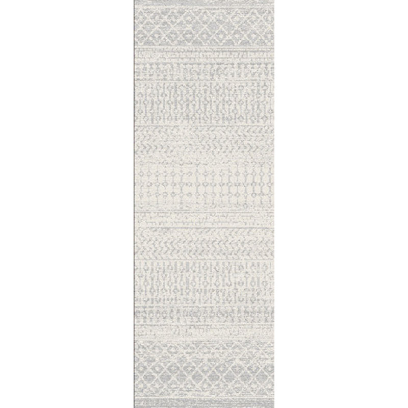 Narine Machine Woven Grey/White Indoor Rug, Runner 78 x 228 cm