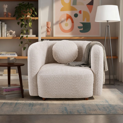 Fauteuil demi-tonneau Boucle
