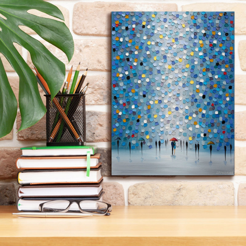 «Engelien Blue Heaven on Canvas» par Ekaterina Ermilkina, reproduction, H 16 po x l 12 po x P 0,75 po