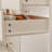 White Closet Drawer With Light Mirror And Stool