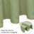 Sulmy Solid Color Shower Curtain with 12 Stainless Steel Hooks Included-411974923-411974922