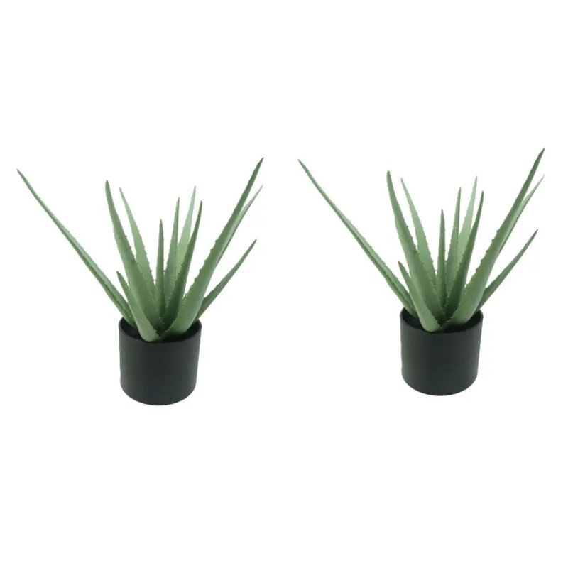 13" Artificial Aloe Plants