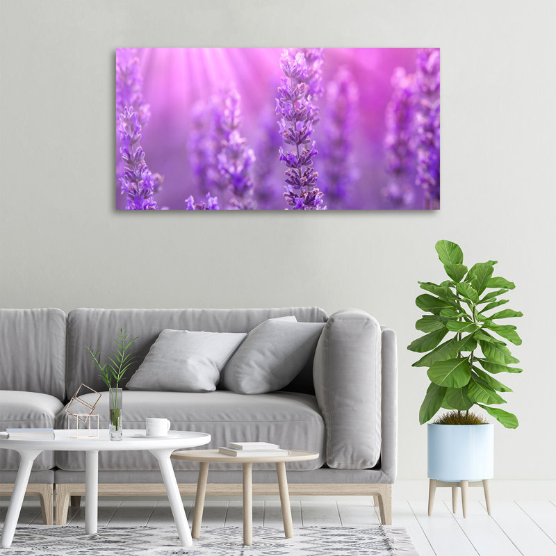 Lavender - No Frame Print on Canvas