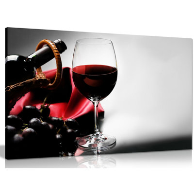 Drink Grape - Wrapped Canvas Print