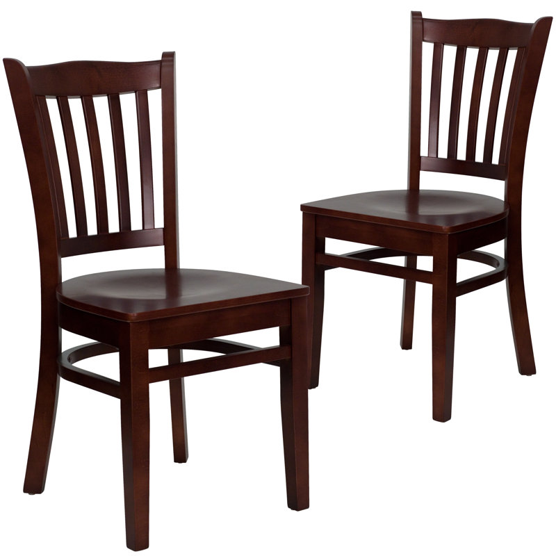 Chaise de restaurant Prompton, Acajou