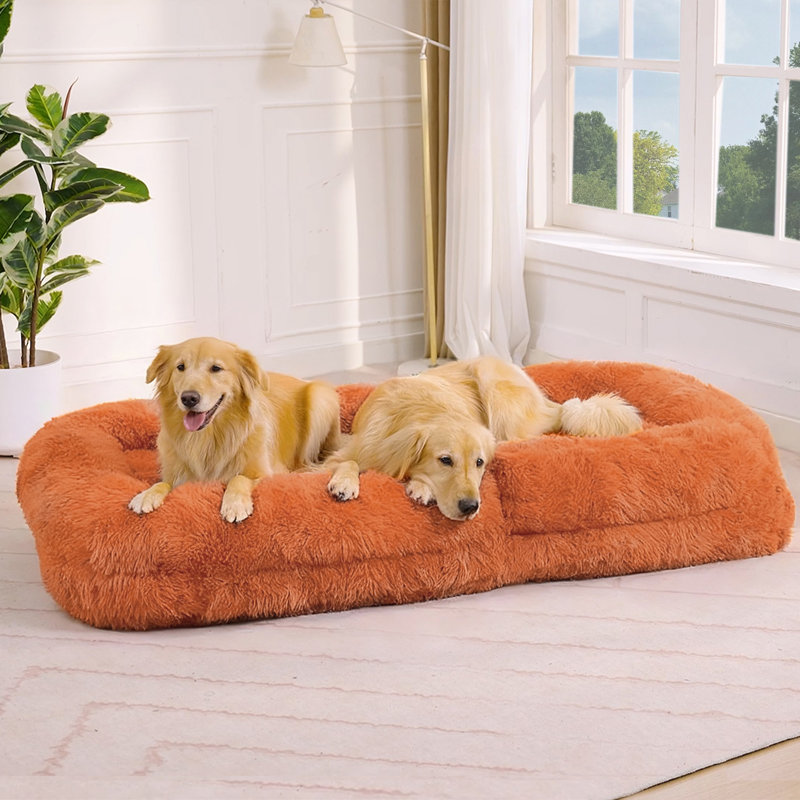 Lit pour chien humain, Polyester orange