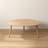 33.5"W Solid Oak Modern Coffee Table-1701764868-1704658348-1703323277