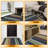 Ottohome Non-Slip Vintage Striped Area Rug For Living Room, Hallway Runner, Entryway Rug, Multicolor-629526196