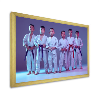 Karate Kids I sur toile