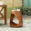Table d'appoint MGO Hollow, texture semblable au bois-151314102
