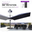 Porte-parapluie carré en porte-à-faux 156 po WINON, bleu marine-580768578-552757251