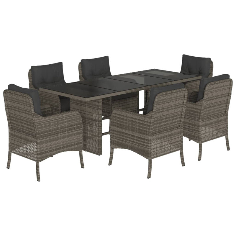 Ensemble repas avec coussins Red Barrel Studio®