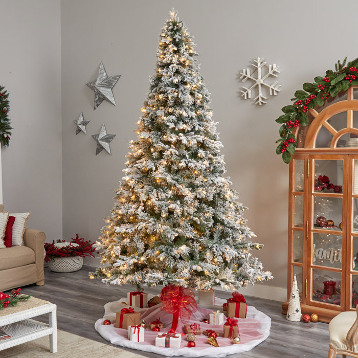 The Holiday Aisle® Easy Set-Up Lighted Christmas Tree & Reviews | Wayfair