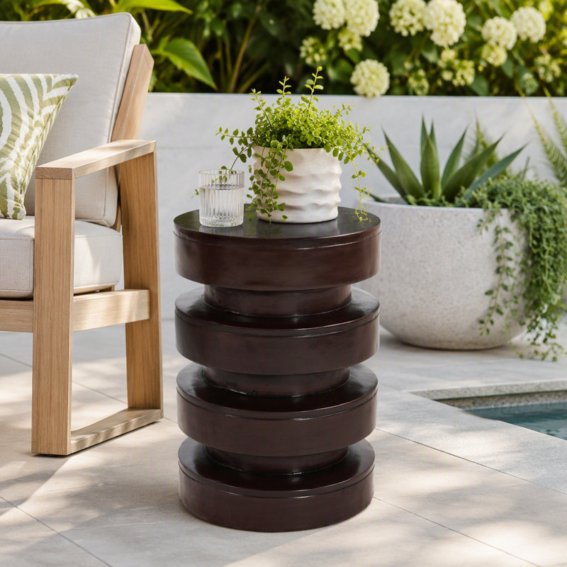 Patti Round End Table