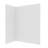 Streamline DSH-1380-142 34 in. L x 42 in. W x 76 in. H 2-Piece Glue-Up Corner Shower Surround in White Tile Finish-121595979-121595986