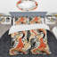 Ensemble de housse de couette beige et orange Urban Abstract Safari-1405284823