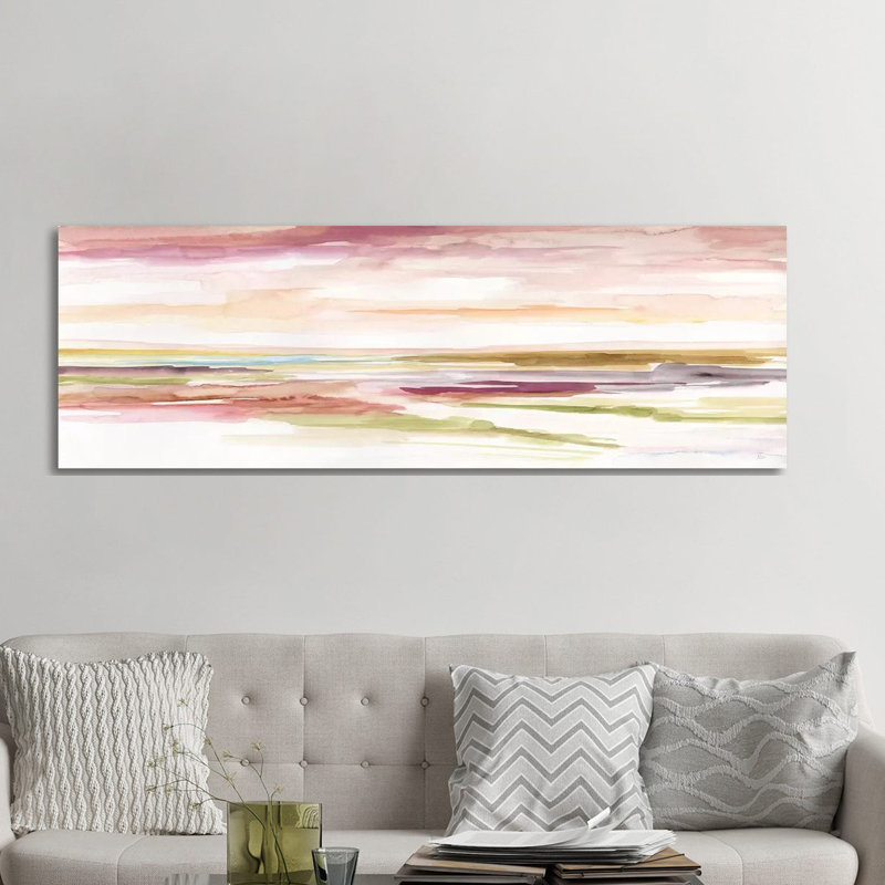 Spectrum Sunset I by Nan - Panoramic Print on Canvas, Wrapped Canvas, 121.92 cm H x 40.64 cm W x 1.91 cm D