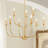 Trudeau 9 - Light Steel Dimmable Chandelier-235879938