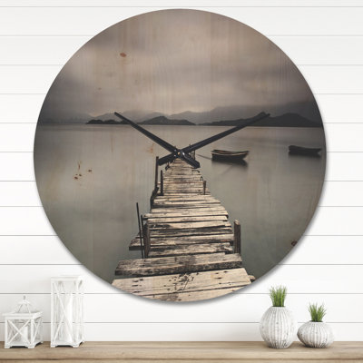 Solid Wood Wall Clock