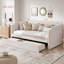 Lit de jour simple en velours rembourré avec 3 tiroirs-2059543545