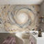 Abstrait marbre tourbillon de papier peint inspiré d'une géode-757774542-757774530
