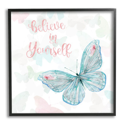«Believe In Yourself Butterfly», estampe numérique par Carol Robinson