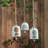 Stoneware Ceramic Windchime Bell with Textured Detail and Jute Hanger - Handcrafted Hanging Accent for Porch or Garden Decor - Single Decorative Ceramic Bell for Breezy Tones and Artful Style.-678563368