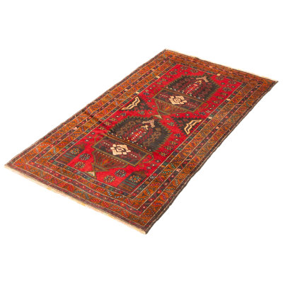 Teimani Red Rug 3'3" x 5'11"