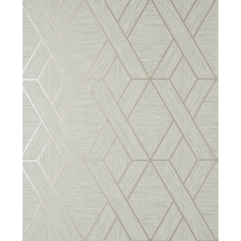Miya Geo Textured Wallpaper, Natural