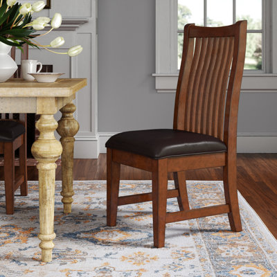Chaise d'appoint en bois massif Richboro