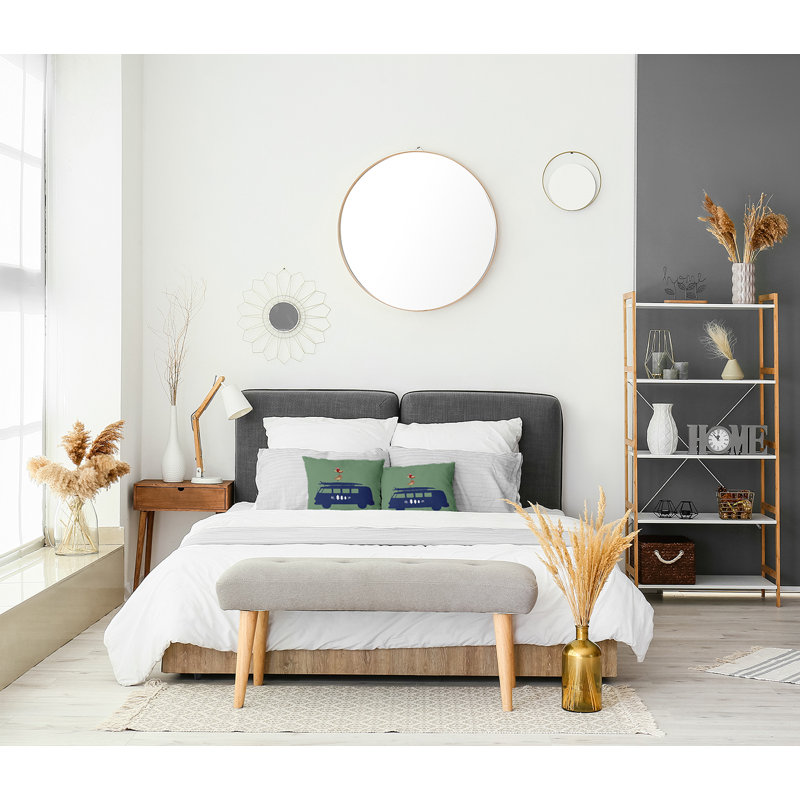 Reversible Throw Pillow, Square, 16'' x 16''