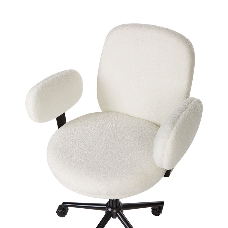 Somarah Teddy Office Chair, White