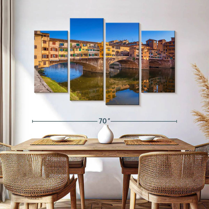 Lilie Ponte Vecchio In Florence, 42"H x 68"W