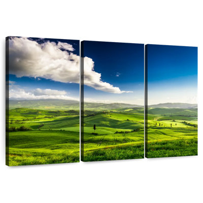 Alvord, champ de Toscane nuageux