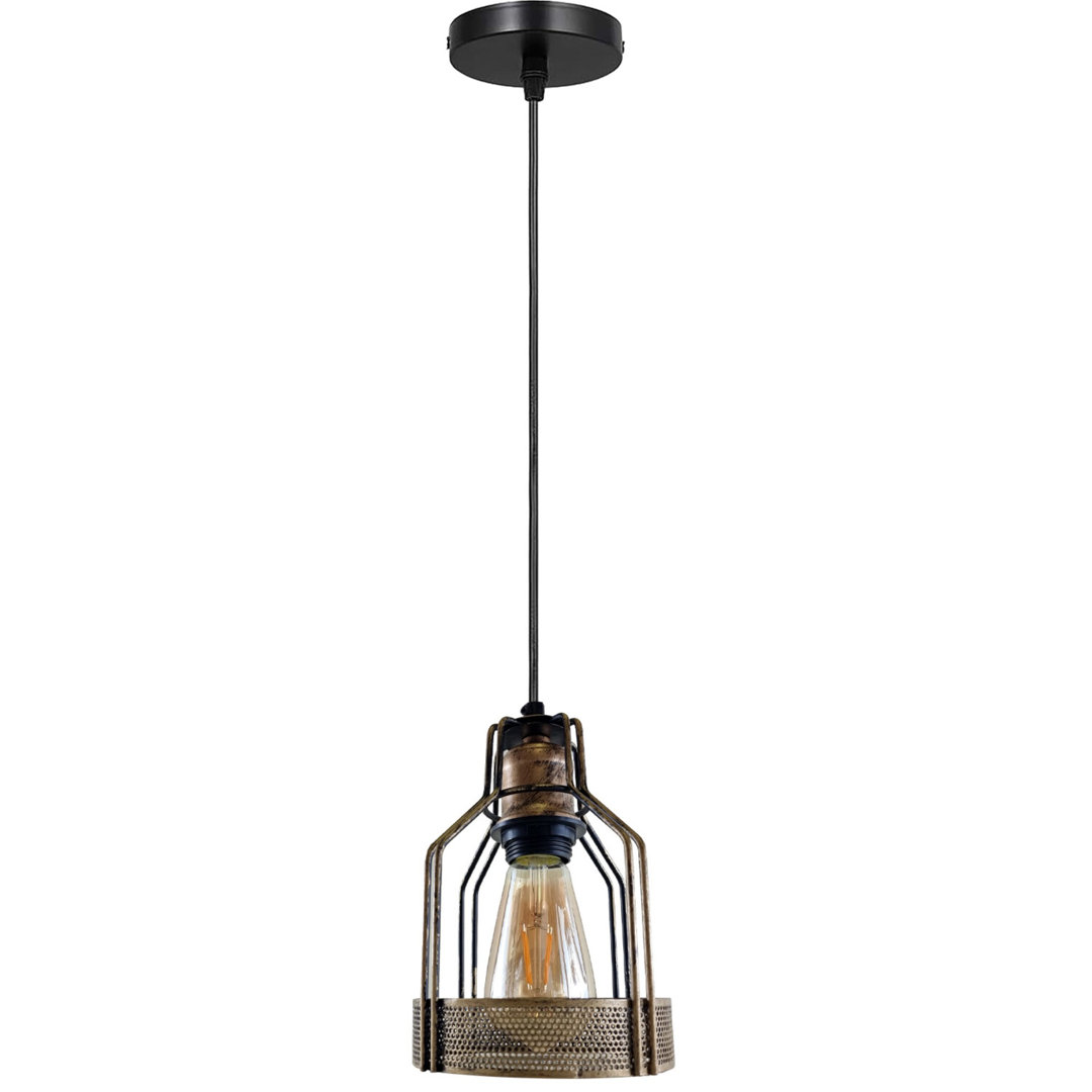 Antashia 1 - Light Brushed Copper Pendant