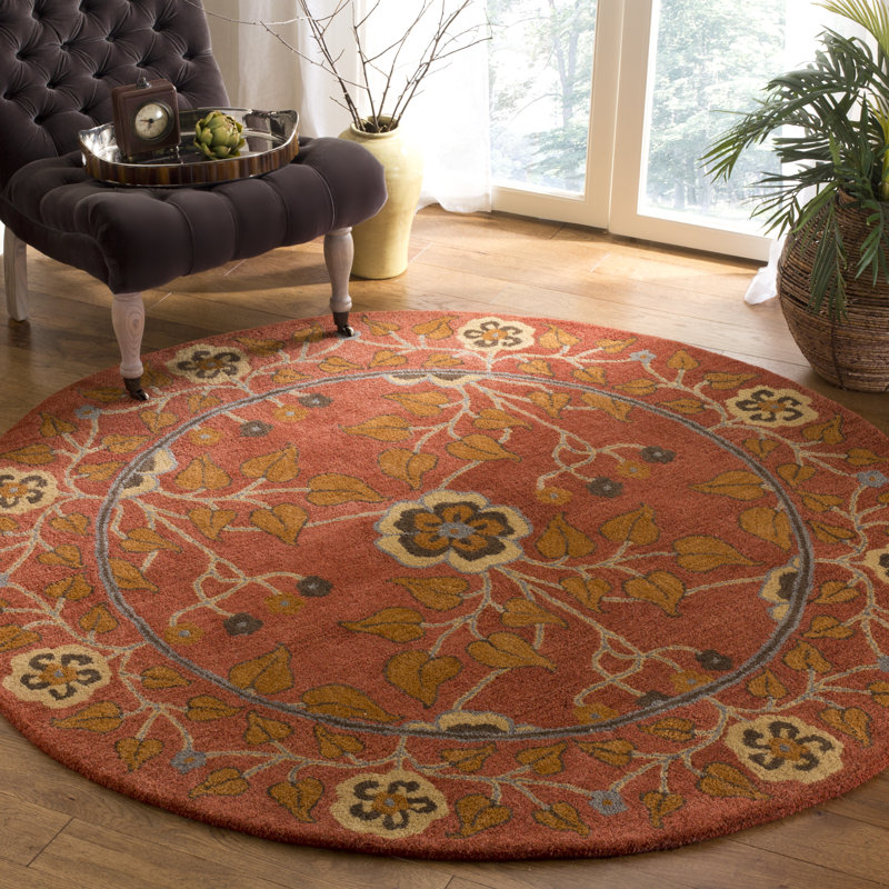 Cranmore Hand Tufted Wool Oriental Rug, Round 6'