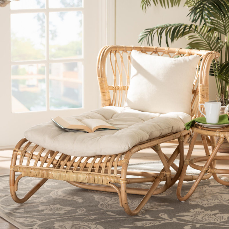 Chaise longue rembourrée Brayston