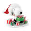 Figurine cacahuètes possibles Dreams Snoopy tenant un bol de gâteries 6 pouces