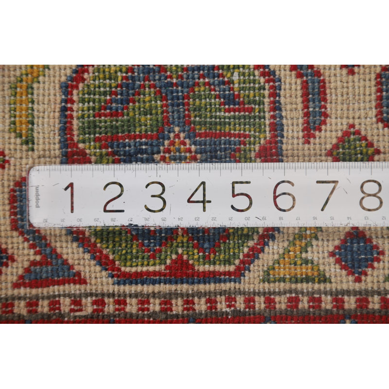 Tapis oriental géométrique Kazak 8