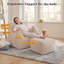 Large 320gsm Corduroy Bean Bag Lounger - Ergonomic 22kg Foam Support Floor Sofa - OEKO-TEX -153619915