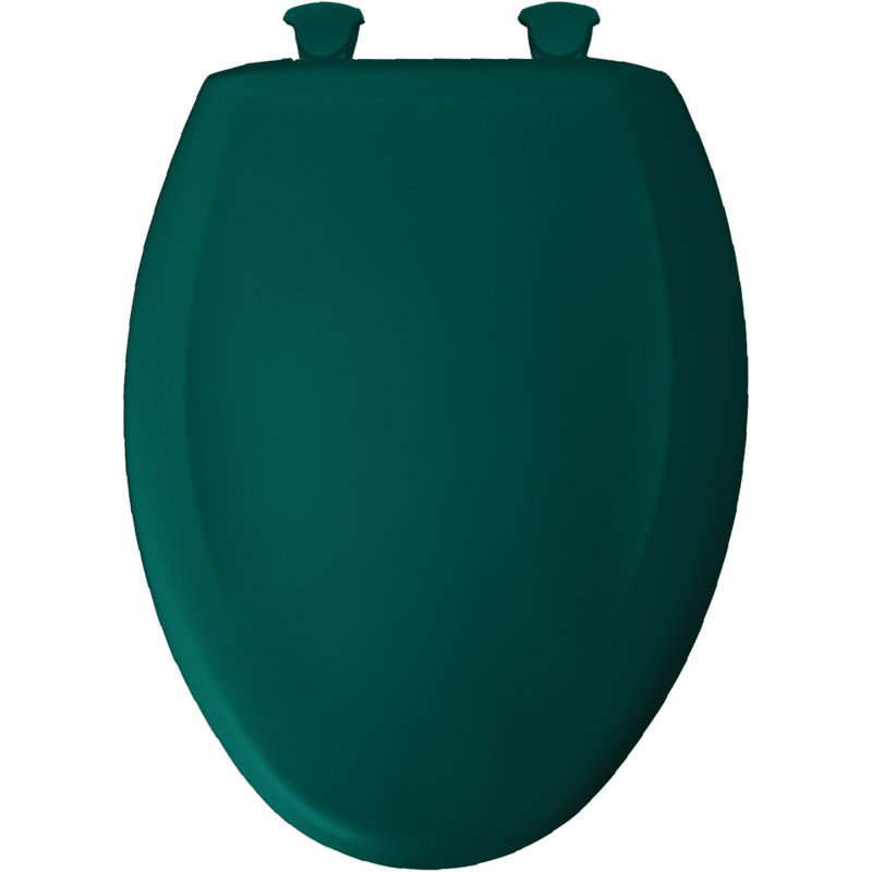 Elongated Toilet Seat and Lid, Teal
