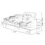 Causeuse-coussin standard en similicuir noir-1751513200