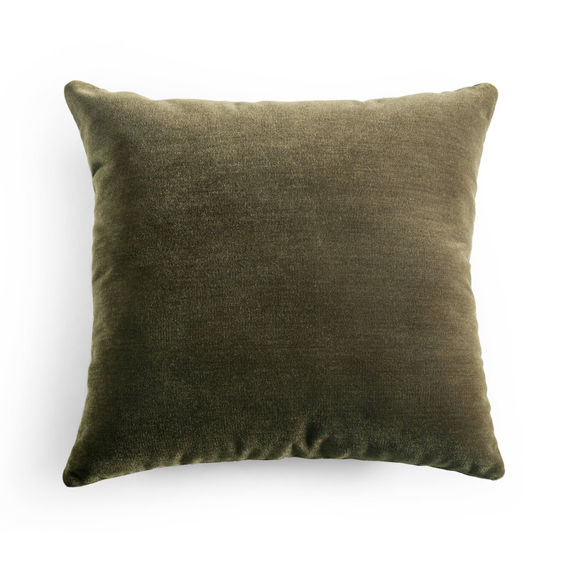 Bridger Wool Pillow Cover & Insert, Square 20", Monte Olive