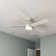 Beil 52/65 inch Large Modern Ceiling Fan with Light Kit and Remote Control, 3 LED Colors, 6 Speed Noiseless DC Motor, 5 Plywood Blades, for Indoor/Covered Outdoor Use