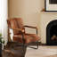 Vistan Cow Hide Upholstered Occasional Chair
