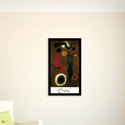" Birds In The Room (Vogel Im Raum) " by Joan Miro Painting Print